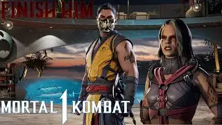 SLOWLY IMPROVING With SCORPION In MORTAL KOMBAT 1 (Online Matches)