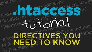 .htaccess Tutorial - Directives You Need to Know - #71