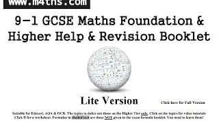 The NEW 9-1 GCSE Help Book - See the link below!