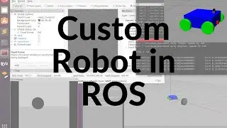 Learn ROS Basics By Creating A Custom 4 Wheeled Robot with Camera & Lidar | Gazebo | URDF | XACRO