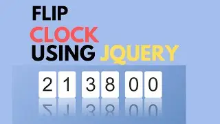 Learn How to Build a Stylish Flip Clock with jQuery for Your Website!