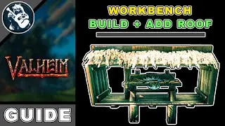 How to Tutorial: Unlock Workbench & Build a Roof in Valheim Base Building Beginners Guide