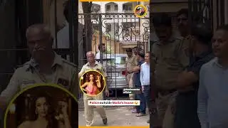 Police at Malaika's house #malaikaarora