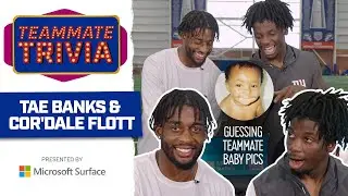 Guess Your Teammates' Baby Picture! | Teammate Trivia | New York Giants