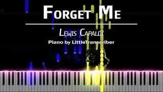 Lewis Capaldi - Forget Me (Piano Cover) Tutorial by LittleTranscriber