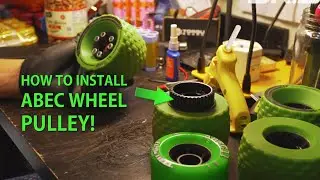 How to Install ABEC Wheel Pulley! [DIY Electric Skateboard 101]