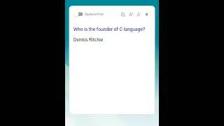 Who is the founder of c language? #clanguage #interview #question #answer #coding #programming