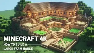 Minecraft House Tutorial :: How to build the ultimate farm house #90