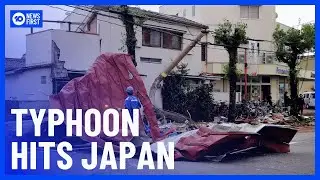 Three Killed As Typhoon Shanshan Batters Japan | 10 News First