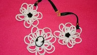 DIY Колье из бельевой верёвки. Мастер класс \ Necklaces of clothesline rope
