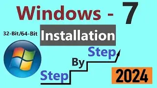 windows7 install from bootable usb flush drive in 2023!step by step windows installation uncut video