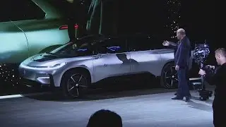 Awkward moment Faraday Future 'self-parking' car fails live demo