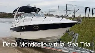 Doral Monticello with Volvo Penta D4 260HP -- Virtual Sea Trial
