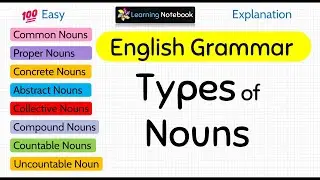 Types of Nouns in English Grammar