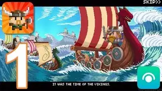 The Last Vikings - Gameplay Walkthrough Part 1 - Journey 1: 1-2 (iOS, Android)