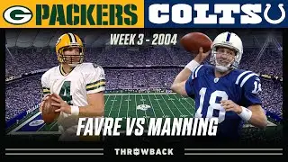 Favre vs. Manning: A MUST SEE Underrated Shootout! (Packers vs. Colts 2004, Week 3)