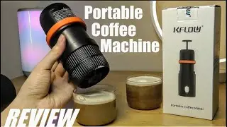 REVIEW: KFLOW Portable Coffee Maker - Vacuum Pressure Coffee Machine!