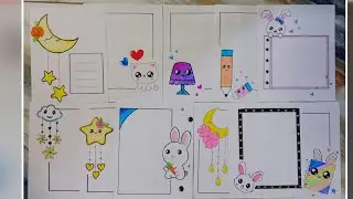 Cute cartoon borderdesigns #borderdesigns