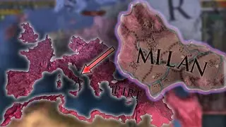 EU4 Forming the Roman Empire as Milan