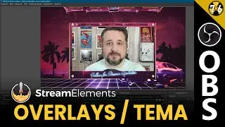 Como Configurar Overlays na Live  Stream ou Gravação com Obs Studio e StreamElements