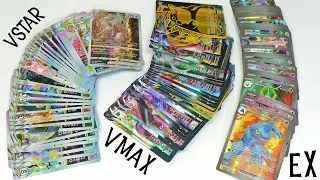 Opening 100 Fake Pokemon Cards - VStar - VMax - EX from Aliexpress