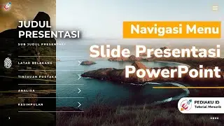 TUTORIAL NAVIGASI MENU SLIDE POWERPOINT KEREN DAN MENARIK | Tema Woderfull Indonesia