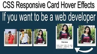 CSS responsive card hover effects html & CSS | 3d Flip Card Effect on Hover Using Only HTML &  CSS