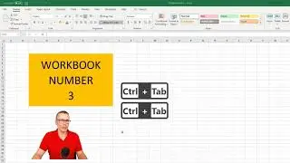 Ctrl+Tab for easily switching between open Excel workbooks.