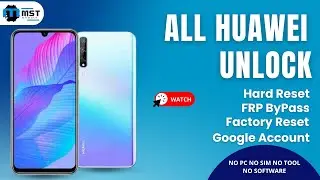 Huawei Factory Hard Rest Pattern Pin Password FRP Google Bypass Without PC