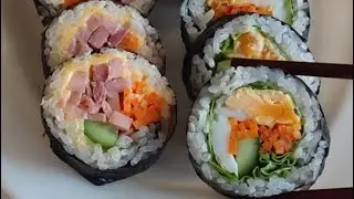 BEST KIMBAP FOR EVERY DAY ✔️ КИМПАБ НА КАЖДЫЙ ДЕНЬ / ЯИЧНЫЙ  И СЫРНЫЙ РОЛЛ