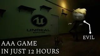 I MADE AN A.A.A. HORROR GAME IN JUST 12 HOURS USING UNREAL ENGINE 5