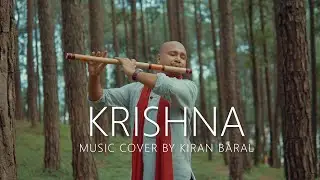 Krish Theme | Krishna Theme  | Shri Krishna Govinda Hare Murari Soulful Flute Cover by Kiran Baral