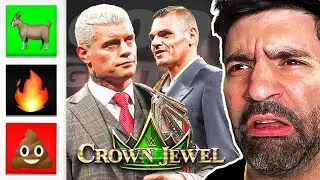 Ranking Crown Jewel 2024 Match Hype (WWE Tier Ranking)