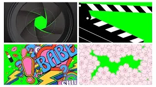 30+ Green Screen Transitions _ Colorful and Hot _ Landscape 16x9