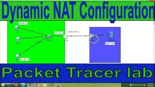 Dynamic NAT Configuration in packet tracer ||Packet Tracer Labs|| CCNA for Beginners || Dinesh Kumar