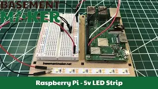 Raspberry Pi Controlling LED Strip Lights (5v)