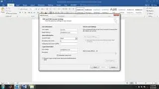 How to configure Microsoft Outlook 2016, 2010  IMAP, POP, SMTP