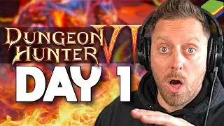 Dungeon Hunter 6 Day 1 - playing on PC