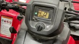 Honda Rancher 420, TRX420, How To Reset Wrench Light On Dash Cluster, Reset Maintenance Oil  Light