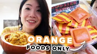 I Only Ate Orange Foods For 24 Hours