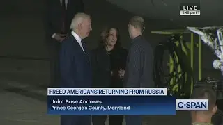 President Biden and VP Harris Greet Americans Freed from Russia