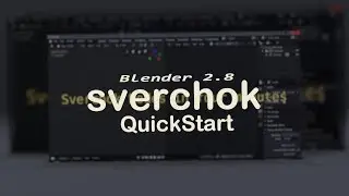 Sverchok Nodes Blender 2.8  - Quick Guide 4 minutes.