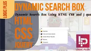 dynamic search box using html and css |html & css|Jquery