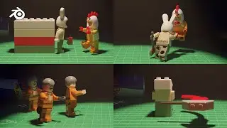 Как я анимировал LEGO брикфильм в Blender