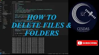 34.  How to delete files and folders using python OS module.