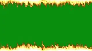 fire flame green screen | fire frame green screen background video effect | W3DS015