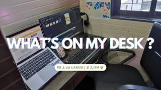 What's On My Rs 266,943 Desk Setup 🤯 | WFH Productive Desk Setup 💯 | 2024