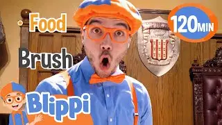 Blippi Learns At A Castle  | BLIPPI | 💤 Bedtime, Wind Down, and Sleep with Moonbug Kids