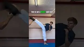 How to get a KO spin kick…