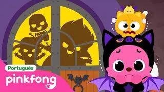 Bebês Monstros no Halloween 🎃 | Canções de Halloween | Pinkfong, Bebê Tubarão! Canções para Crianças